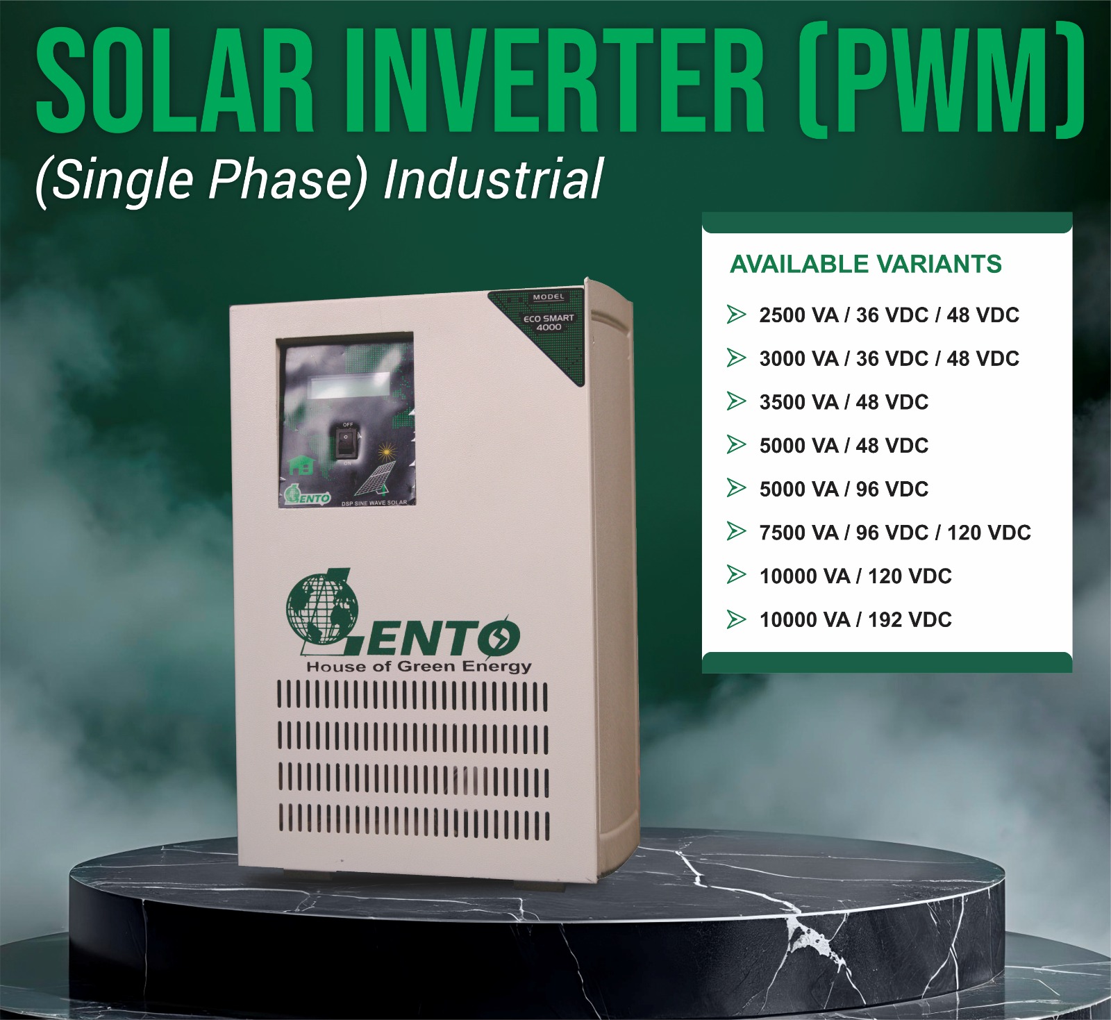 Solar Inverter (PWM) (Single Phase) – Industrial